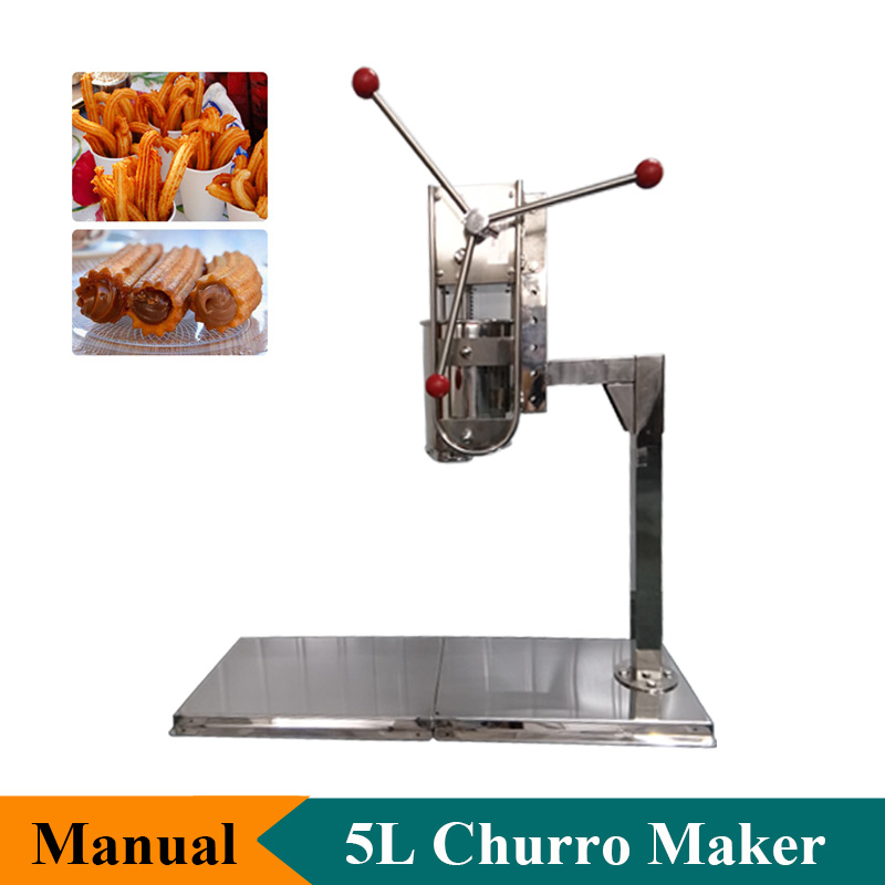 Electric Churro Maker Machine - Commercial Manual 5L Churro Maker Spanish