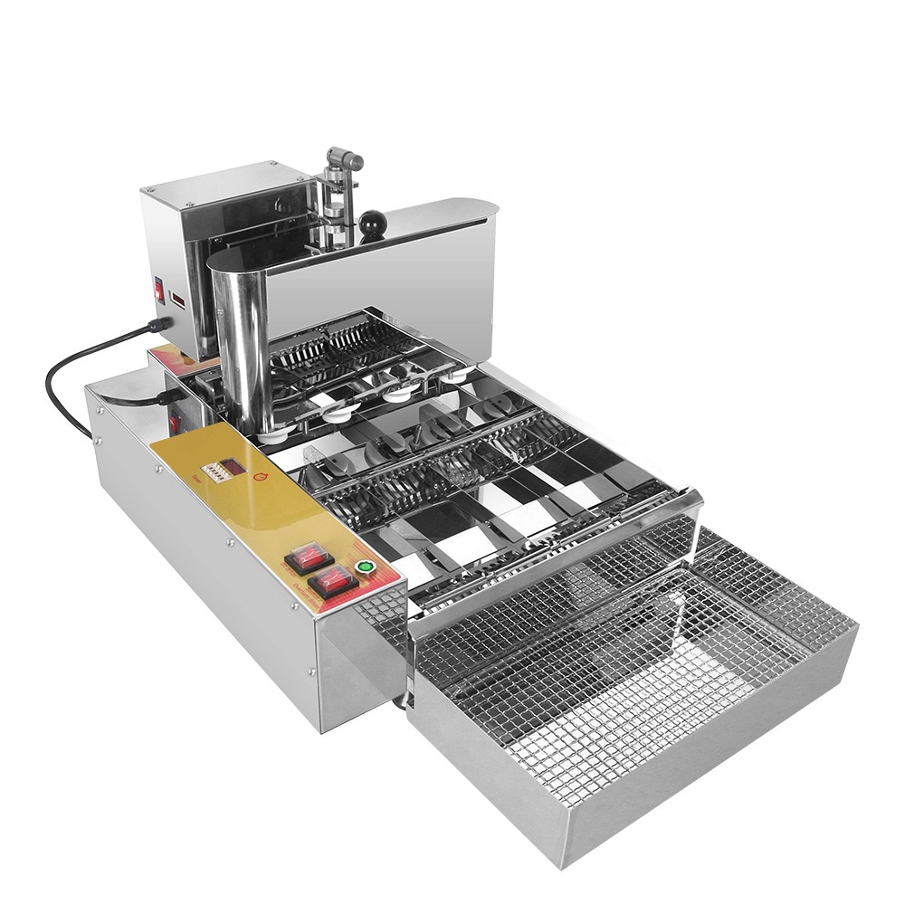 Commercial Donut Fryer Electric - 2800W Electric Commercial 4 Rows Automatic