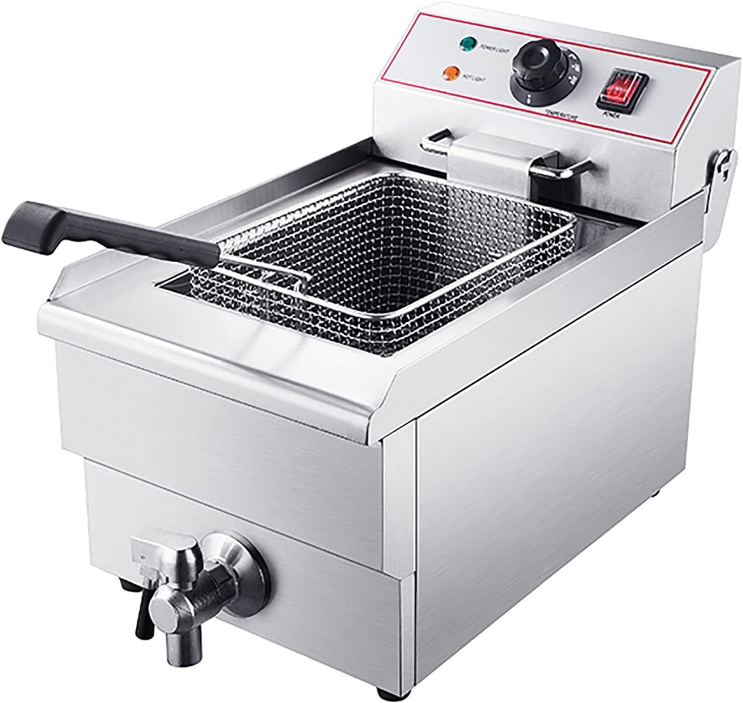 Fryer Basket Commercial Stainless - Electric Deep Fryer, Industrial Grade, Removable
