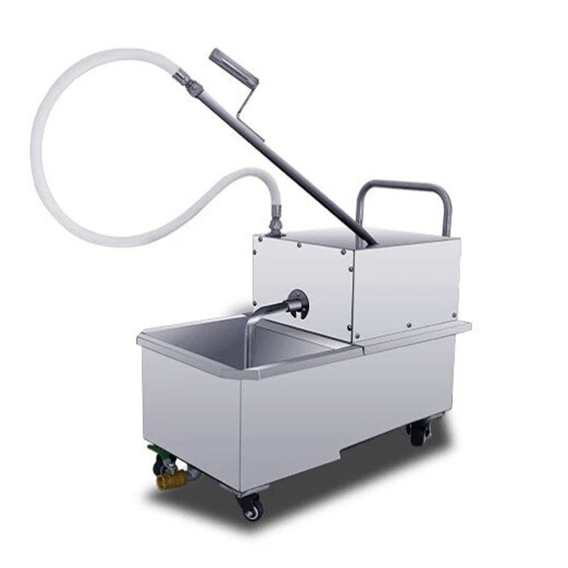 Fryer Oil Filtration Machine - Stainless Steel Mobile Cooking Oil Filter