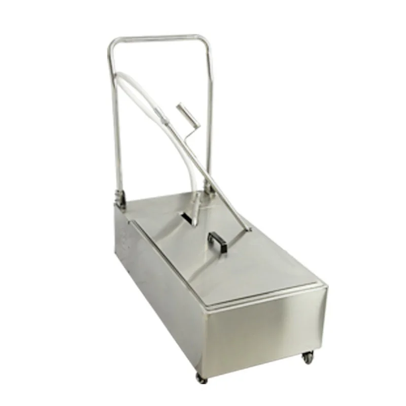 Fryer Oil Filtration Machine - 48L Oil Filtration Cart, Stainless Steel