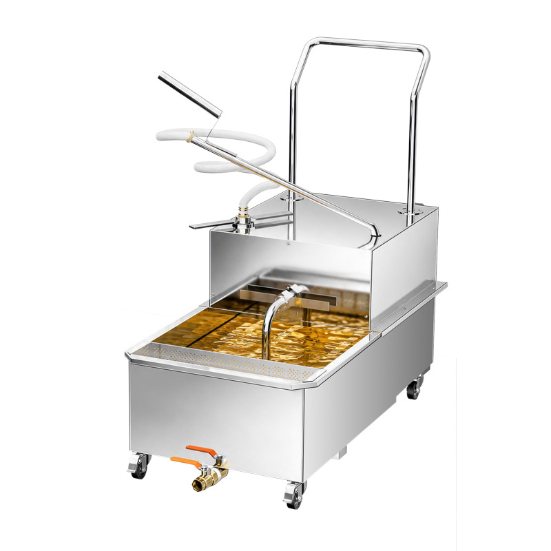 Fryer Oil Filtration Machine - Commercial Deep Fryer Oil Filter Machine