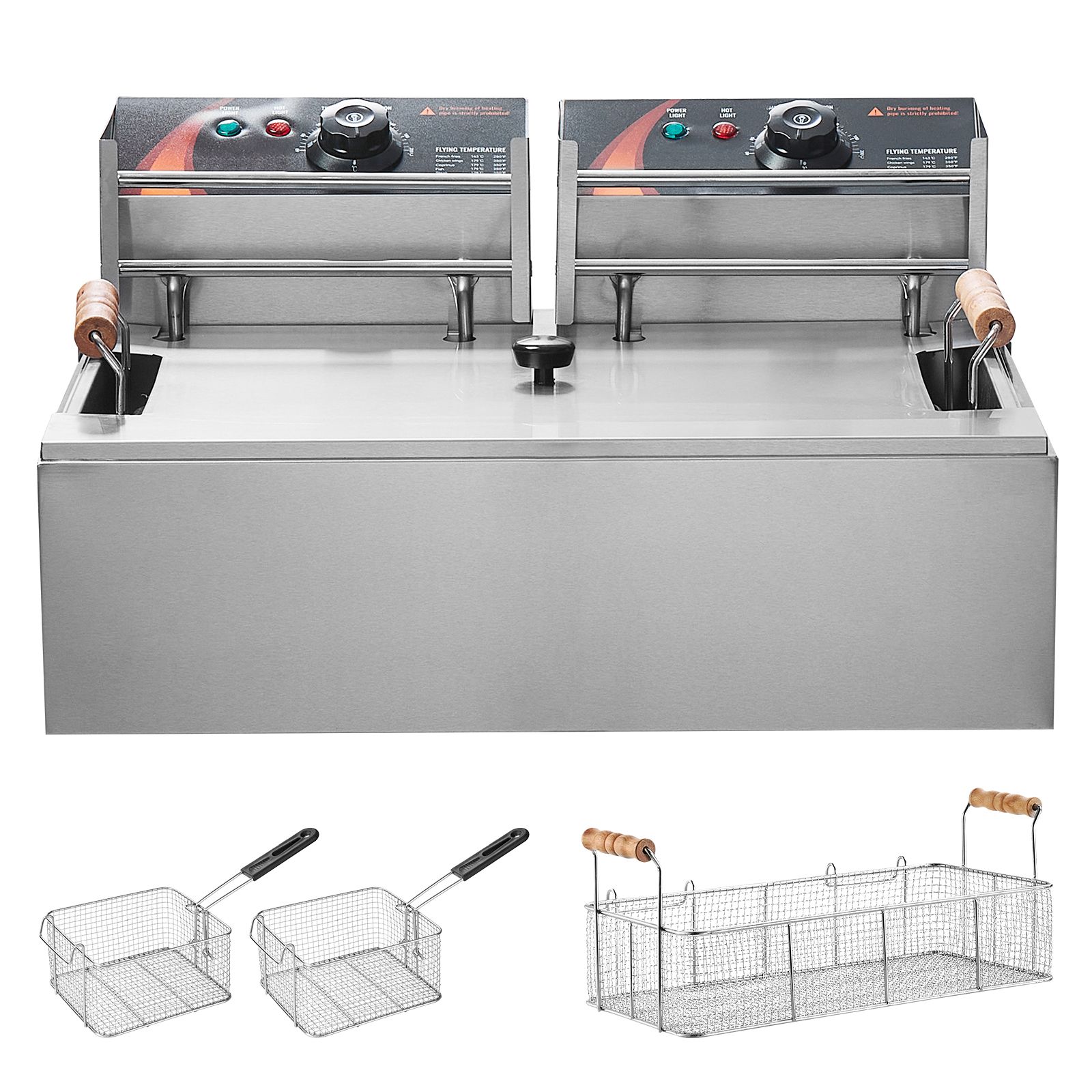 Fryer Basket Commercial Stainless - Commercial Deep Fryer, 3000W Electric Turkey