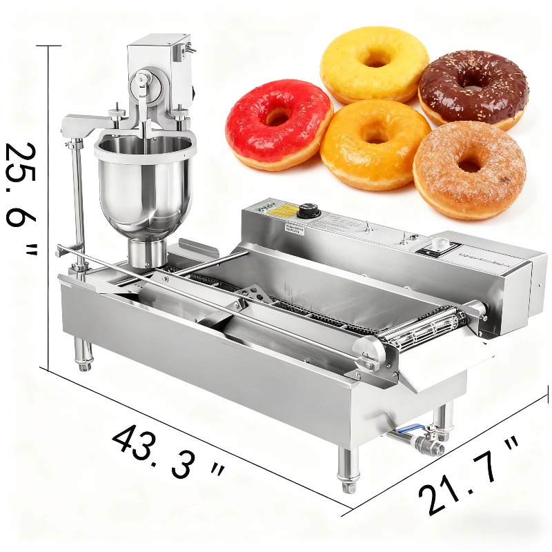 Commercial Donut Fryer Electric - Customized Automatic Double Row Donut Fryer