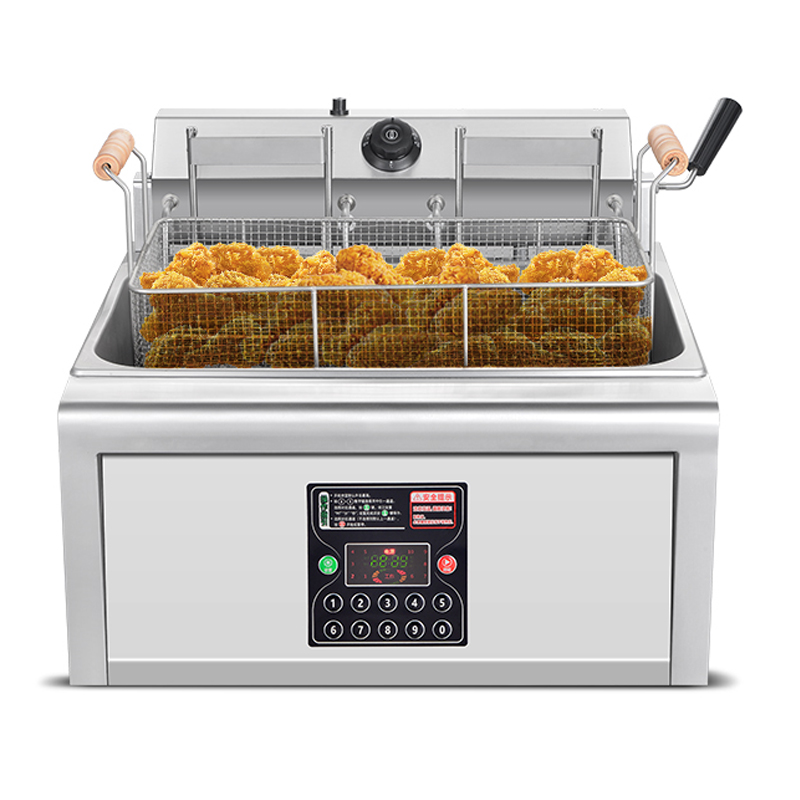 Electric Fryer Commercial 20L - 20L Electric Fryer Commercial Intelligent Automatic
