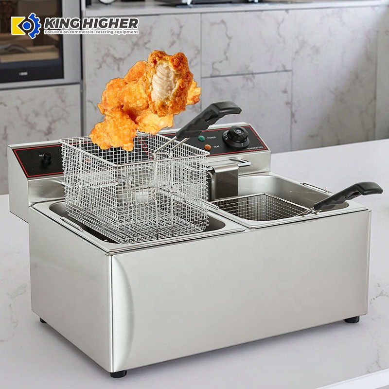 Countertop Deep Fryer With Timer - Commercial Electric Countertop Deep Fryer High