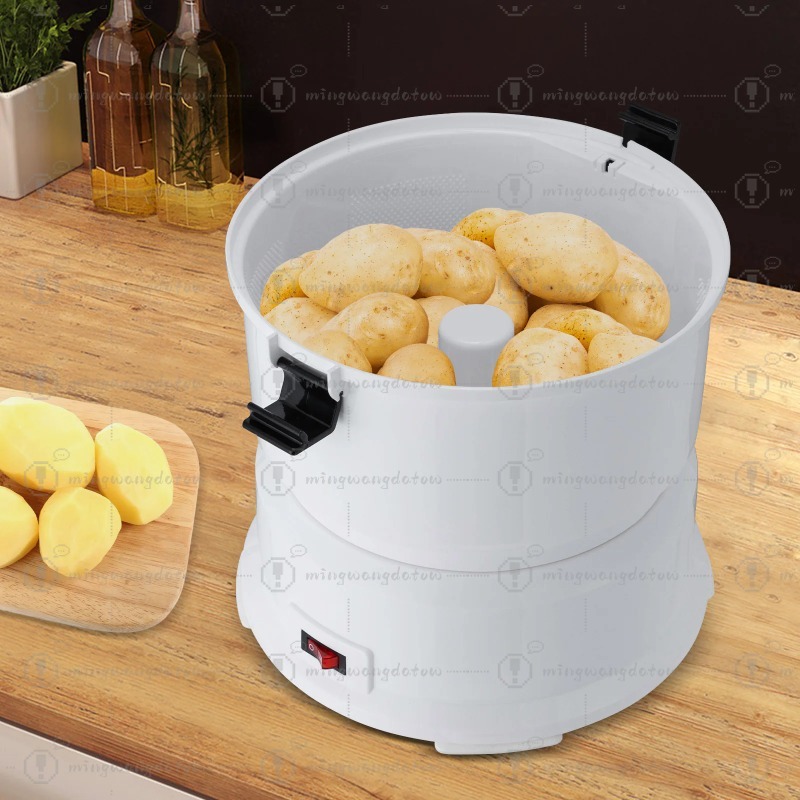 Commercial Potato Peeler Machine - White AOT-P01 85W Electric Potato Peeler