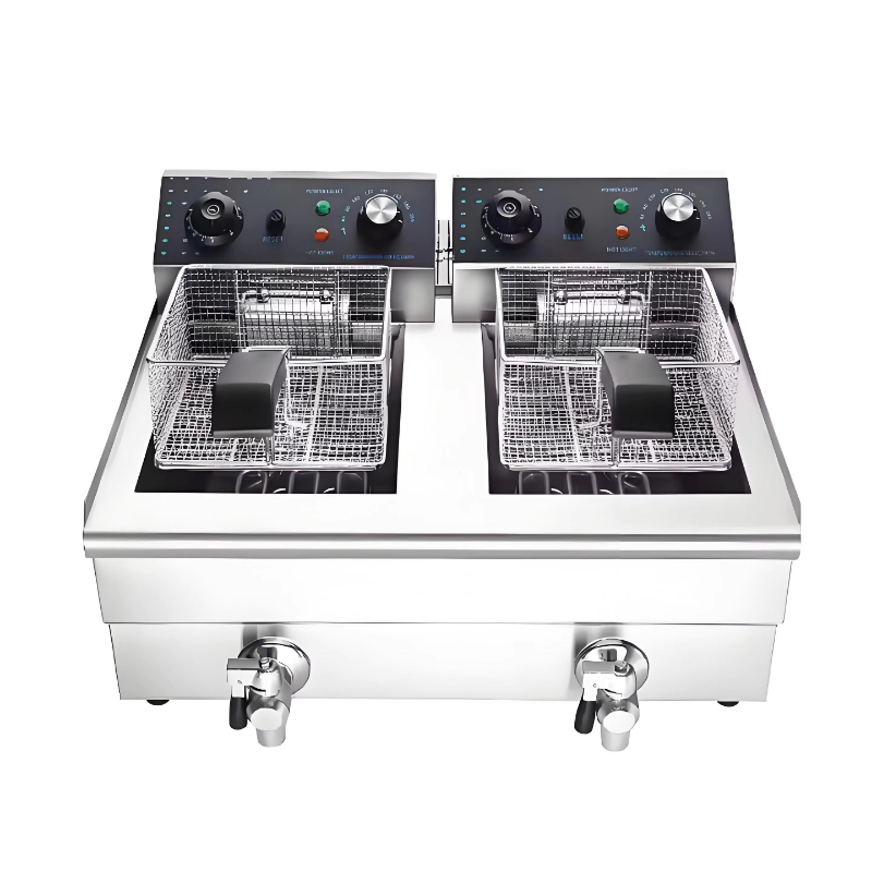 Electric Fryer Commercial 20L - Commercial Electric Double Fryer 10 +