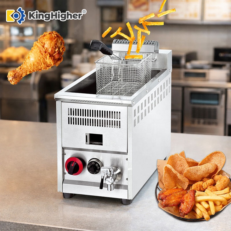 Commercial Gas Deep Fryer Propane - 16Ltrs Commercial Gas Deep Fryer Machine