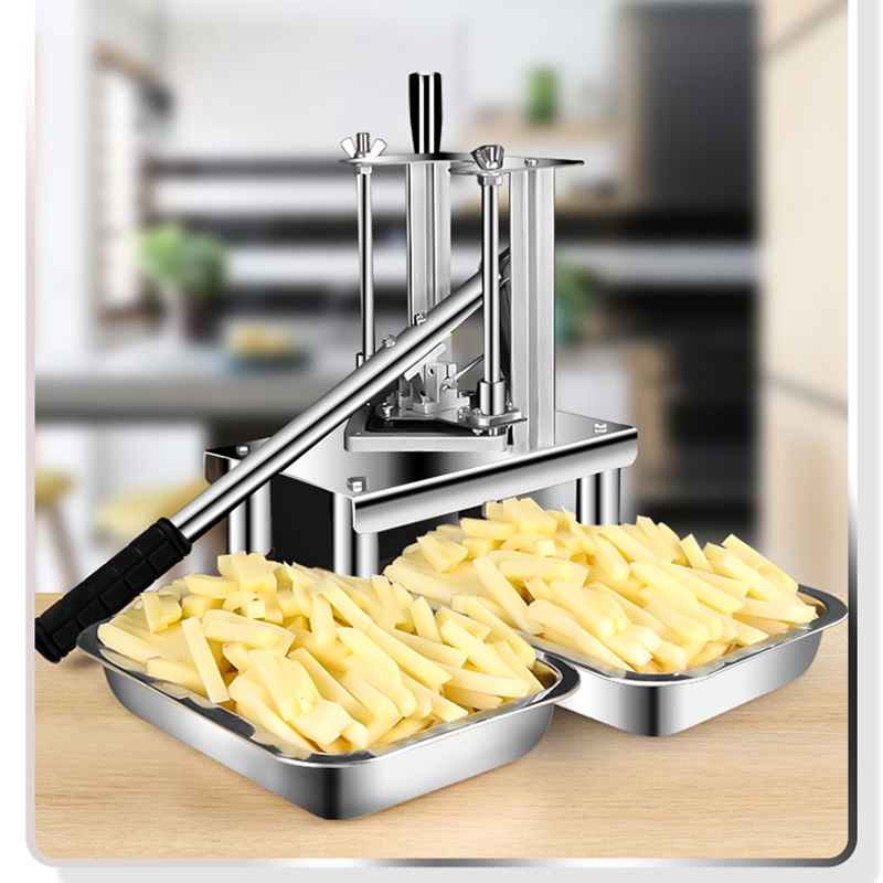 Manual Potato Slicer Stainless - Commercial French Fry Cutter 评论和价格