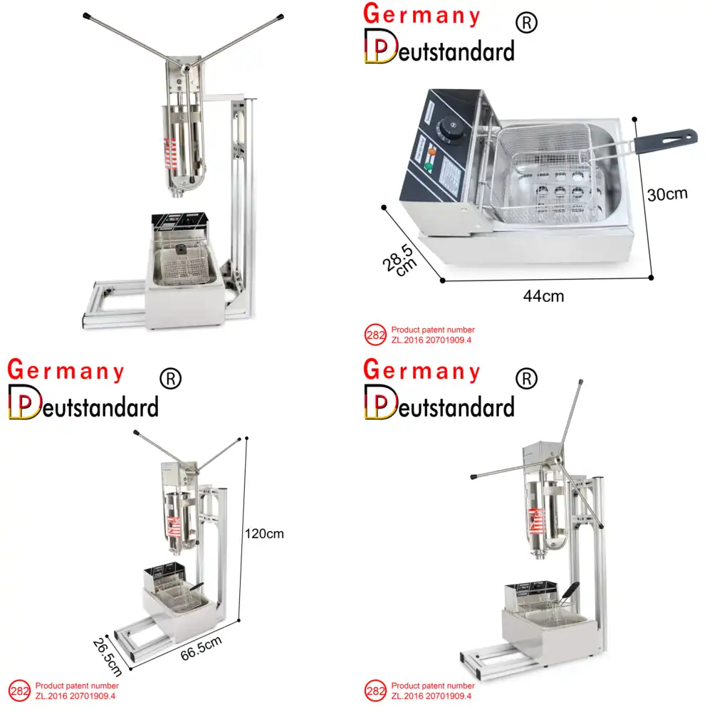 6L Stainless Steel Electric De - Electric Churro Maker Machine 评论和价格