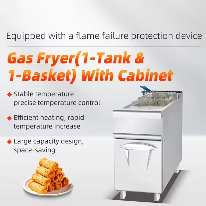 Commercial Gas Deep Fryer 1 Ta - Commercial Gas Deep Fryer Propane 评论和价格