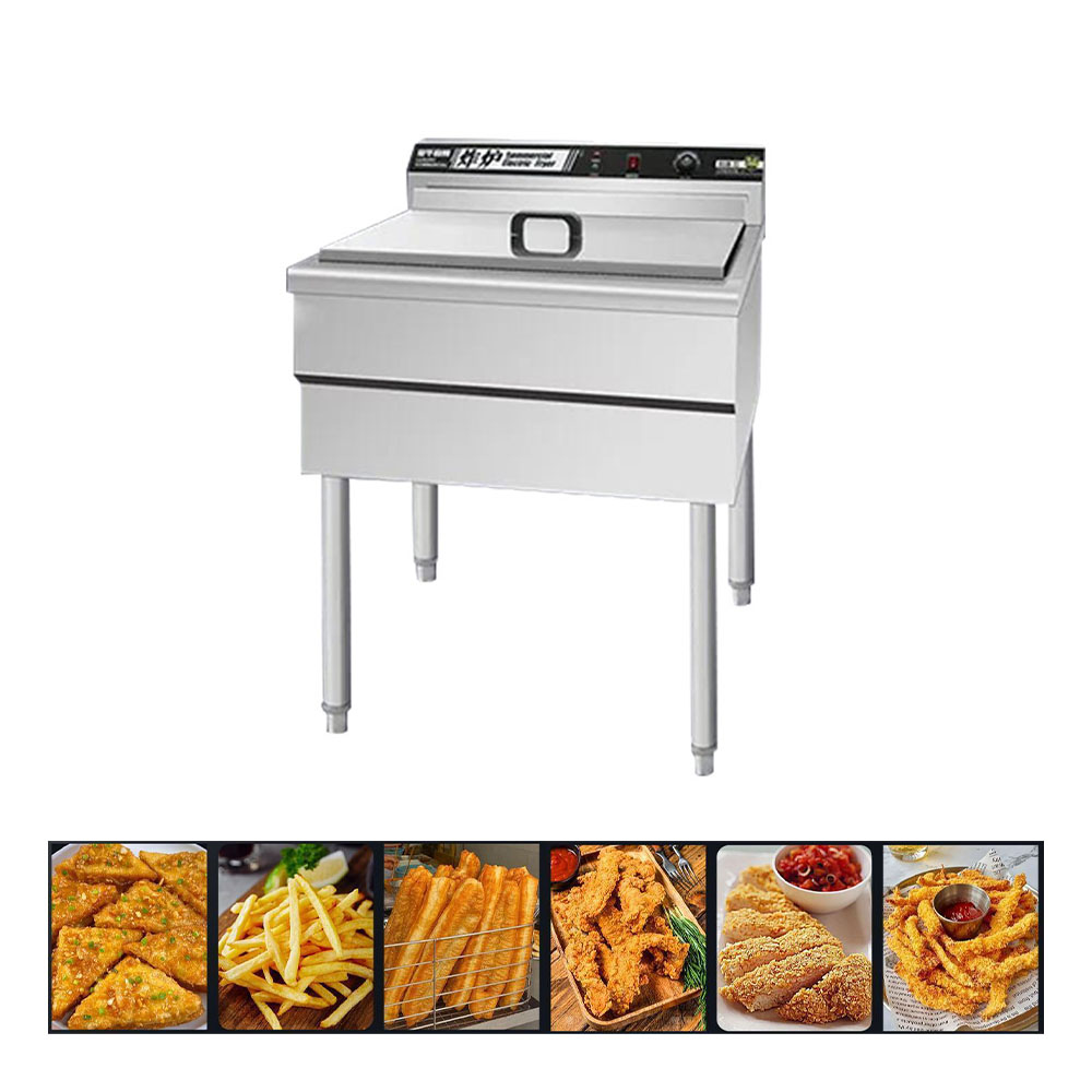 Large Commercial Stainless Ste - Countertop Deep Fryer With Timer 评论和价格