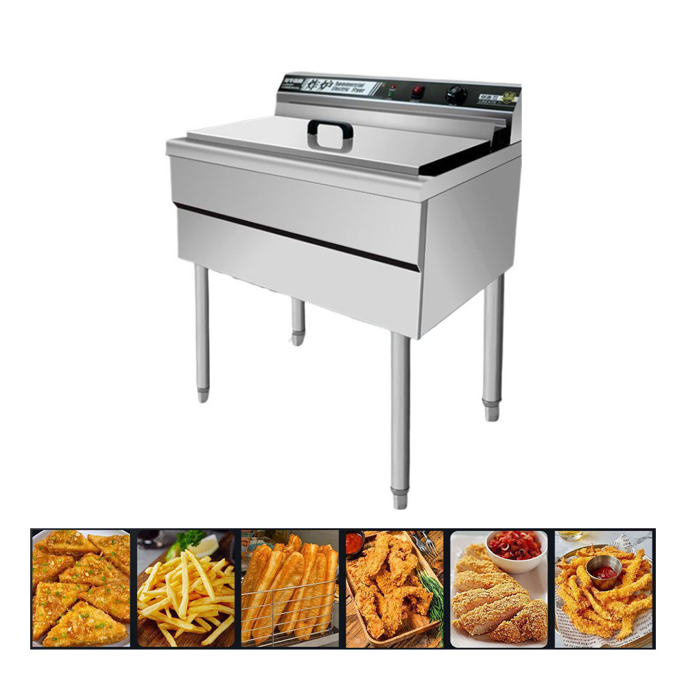 Large Commercial Stainless Ste - Countertop Deep Fryer With Timer 评论和价格