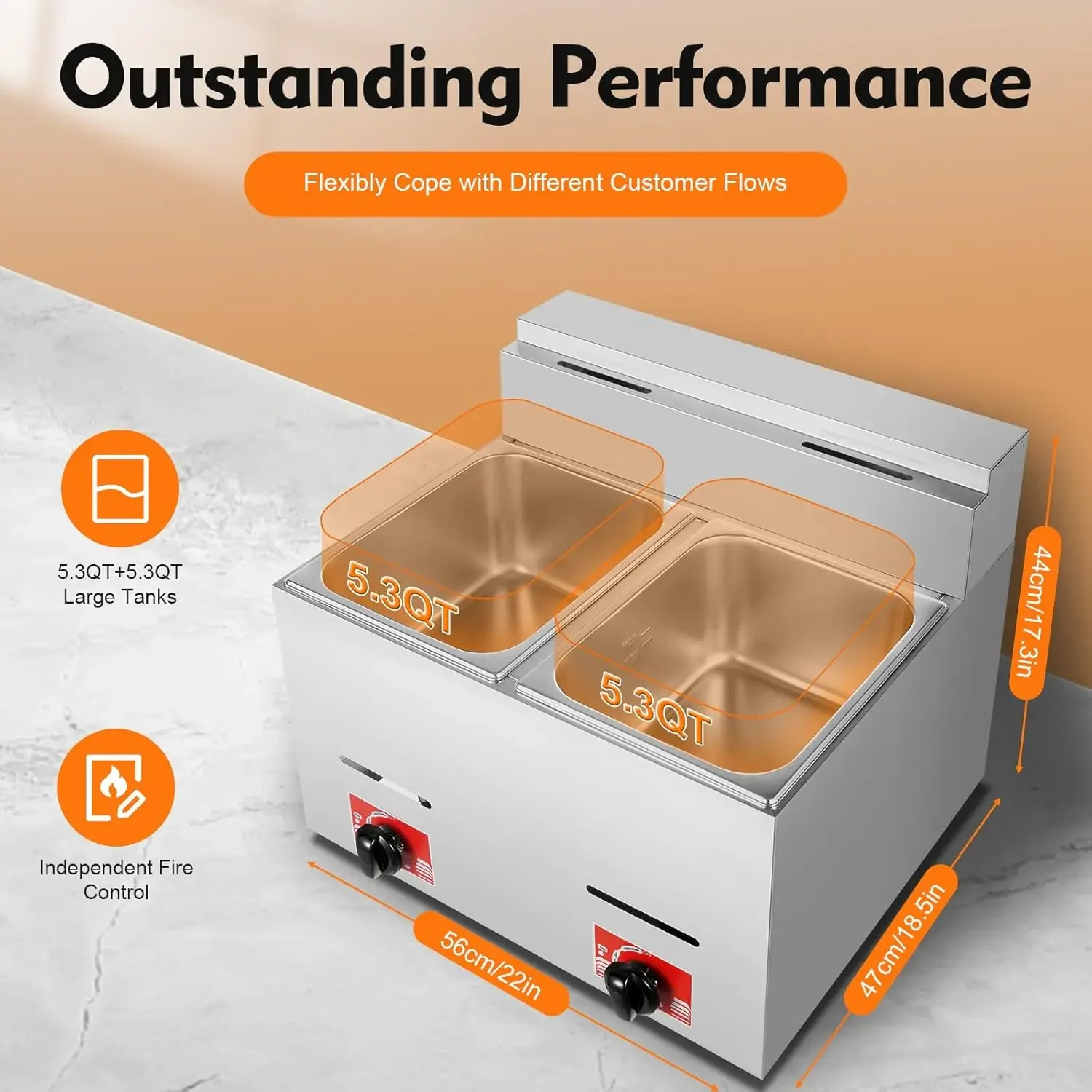 Commercial Gas Deep Fryer Coun - Commercial Gas Deep Fryer Propane 评论和价格