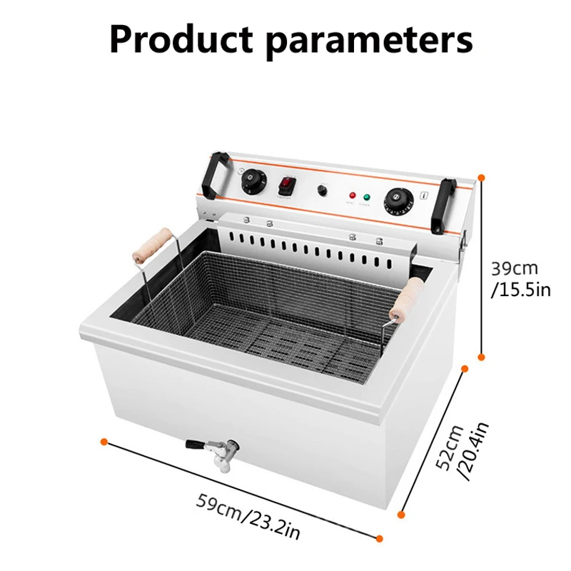 Commercial Electric Fryer 20L  - Electric Fryer Commercial 20L 评论和价格
