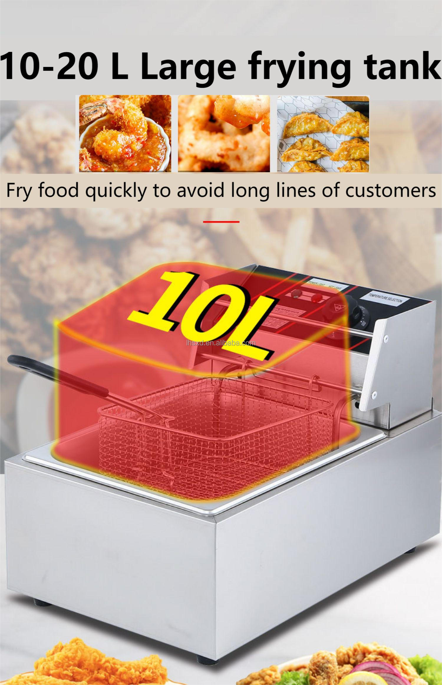 Commercial 20L Deep Fryer for  - Electric Fryer Commercial 20L 评论和价格