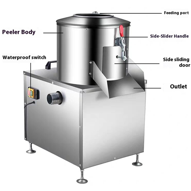 Automatic Peeler Industrial Po - Commercial Potato Peeler Machine 评论和价格