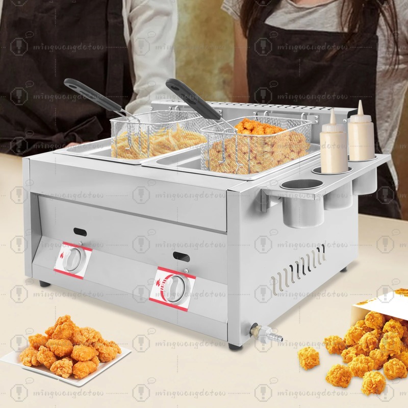 NEW Commercial Gas Deep Fryer  - Fryer Basket Commercial Stainless 评论和价格