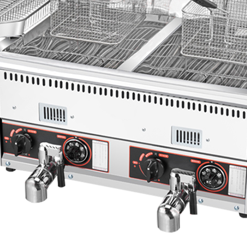 12L+12L Hot Selling Potato Chi - Commercial Gas Deep Fryer Propane 评论和价格