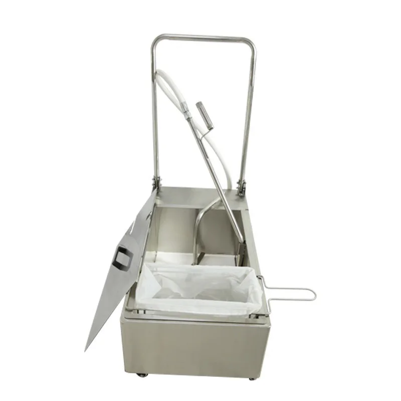 48L Oil Filtration Cart, Stain - Fryer Oil Filtration Machine 评论和价格