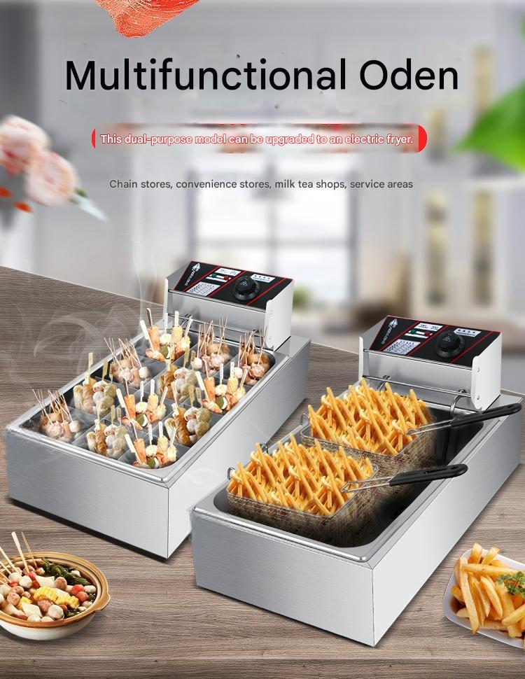 Heavy Duty Electric Fryer 12L  - Commercial Deep Fryer Double Tank 12L 评论和价格
