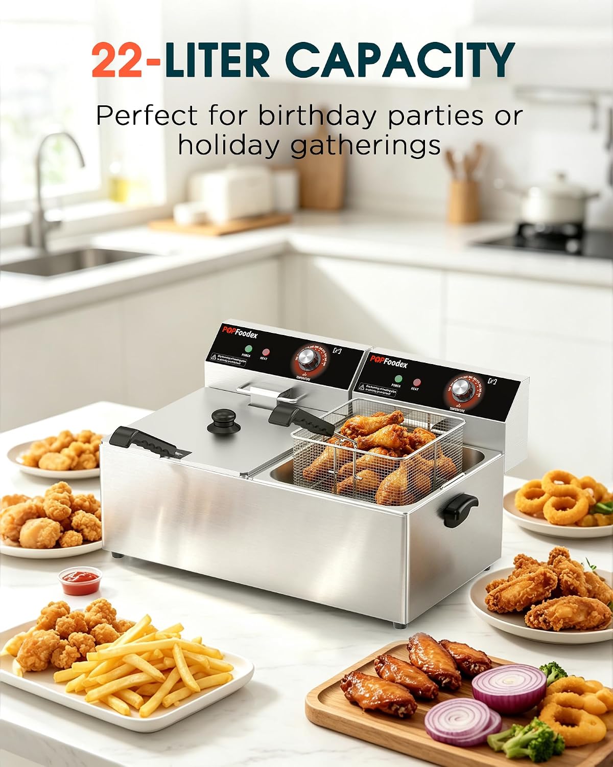 Commercial Deep Fryer - 22L El - Fryer Basket Commercial Stainless 评论和价格