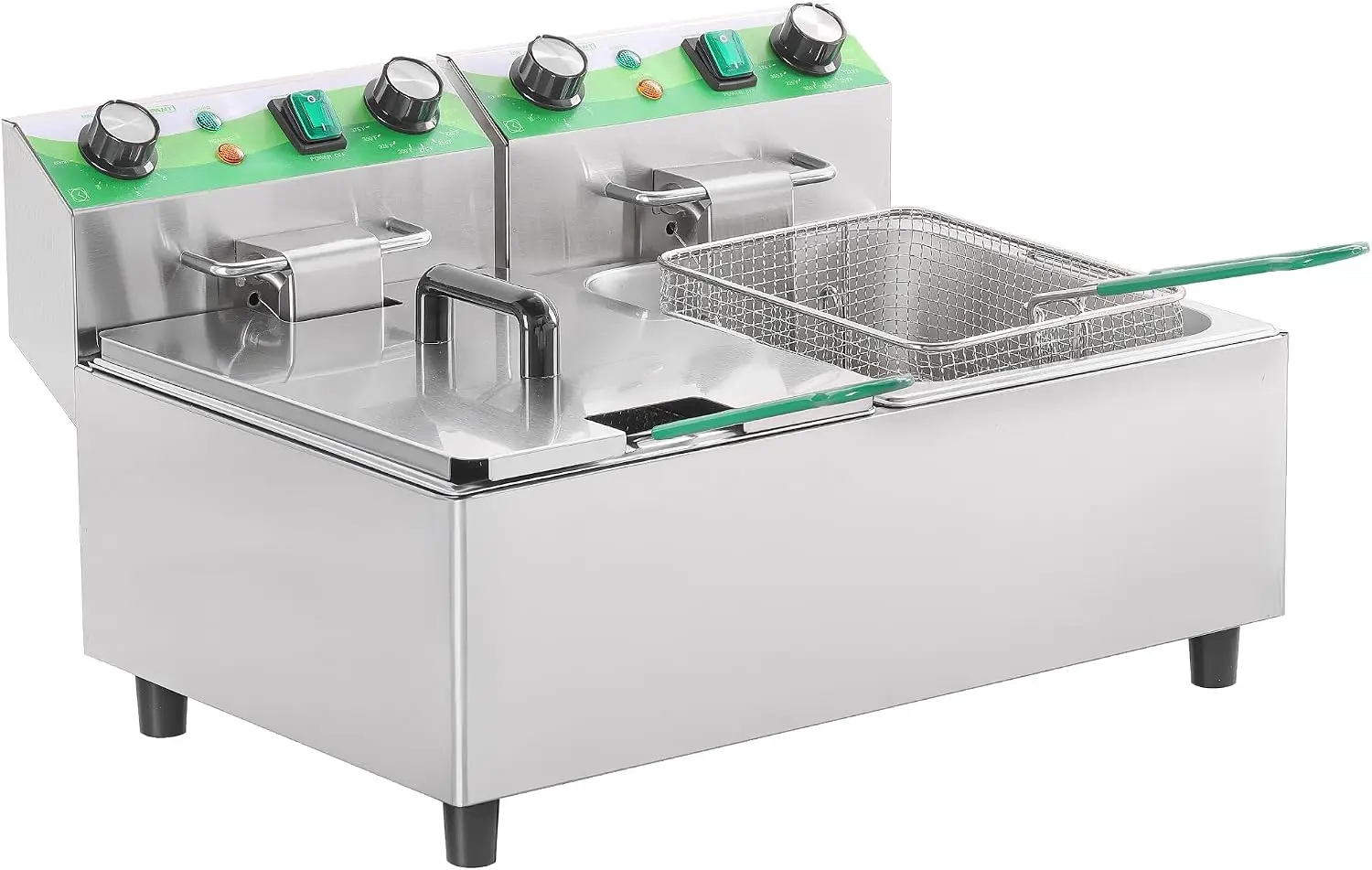 ^20L/21.2QT Commercial Deep Fr - Countertop Deep Fryer With Timer 评论和价格