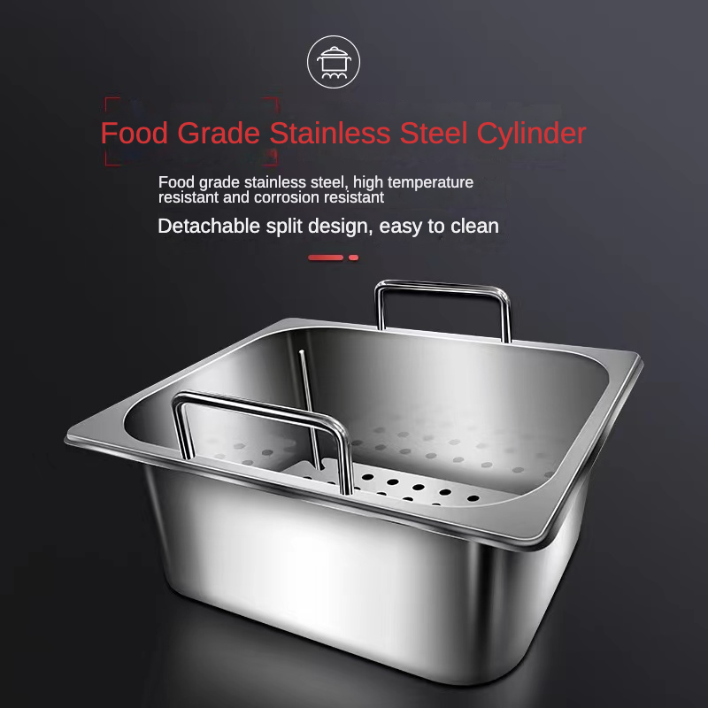 High quality 20L 2 cans 2 bask - Electric Fryer Commercial 20L 评论和价格