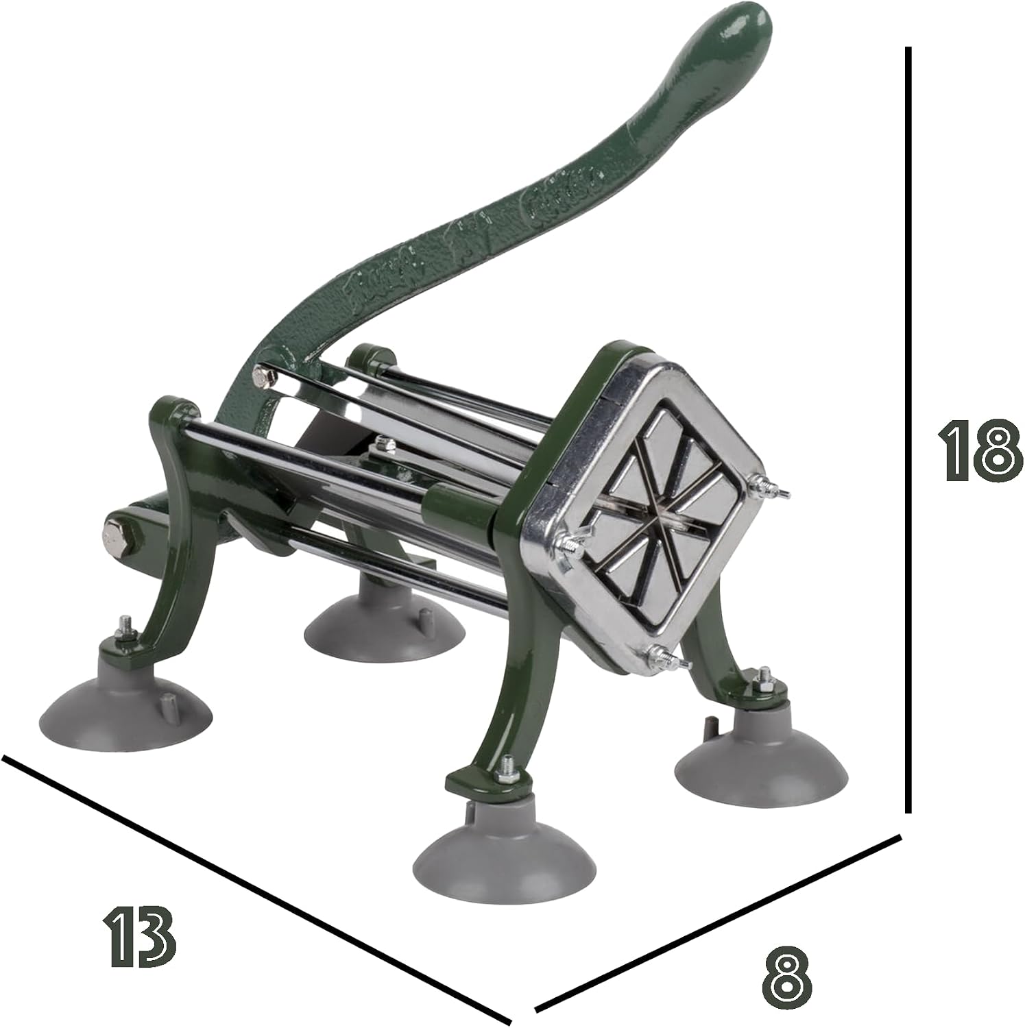 8-Wedge French Fry Cutter with - Commercial French Fry Cutter 评论和价格