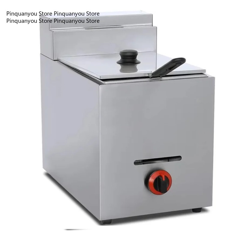 Stainless Steel Commercial LPG - Commercial Gas Deep Fryer Propane 评论和价格