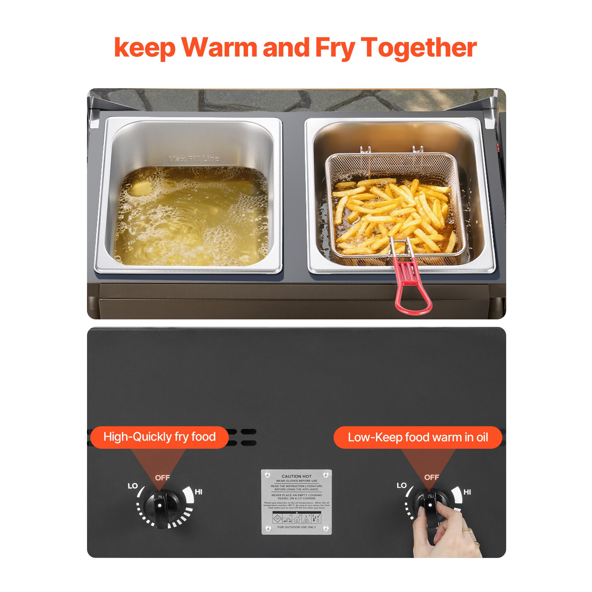 Outdoor Propane Deep Fryer, Du - Commercial Gas Deep Fryer Propane 评论和价格