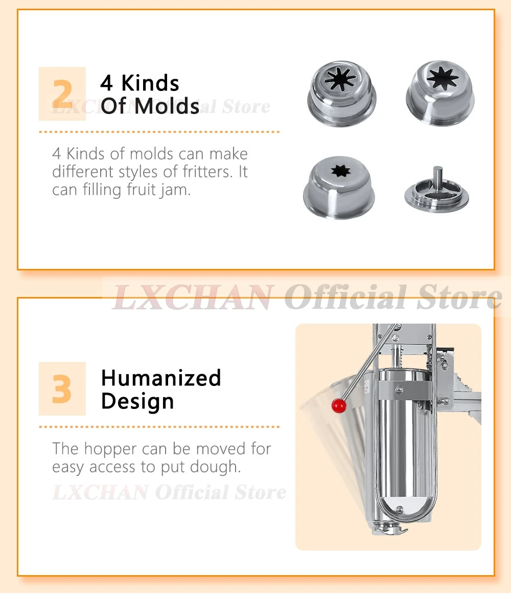 5L Spanish Churros Maker Kinne - Electric Churro Maker Machine 评论和价格