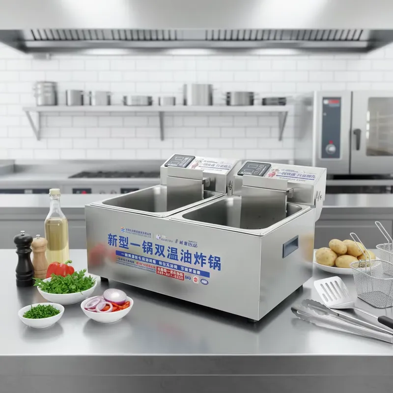 2026 New, High Quality, Commer - Commercial Deep Fryer Double Tank 12L 评论和价格