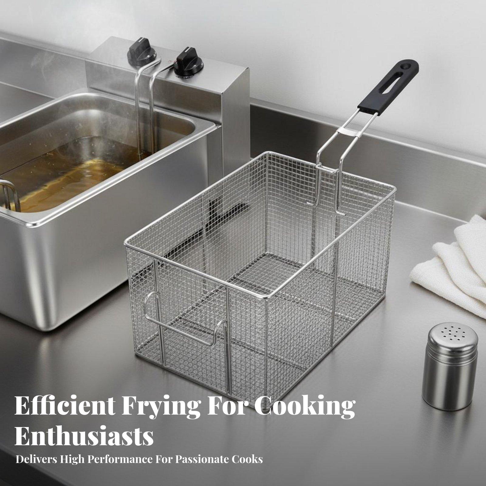 Stainless Steel Frying Basket  - Fryer Basket Commercial Stainless 评论和价格
