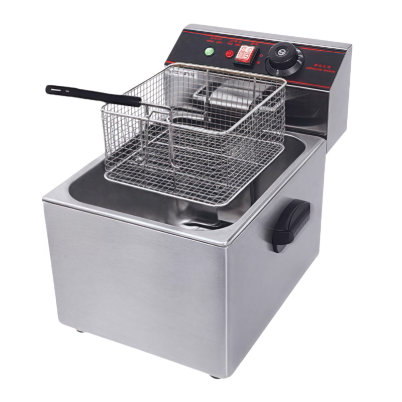 CE Certification  6L 8L 12L 16 - Commercial Deep Fryer Double Tank 12L 评论和价格
