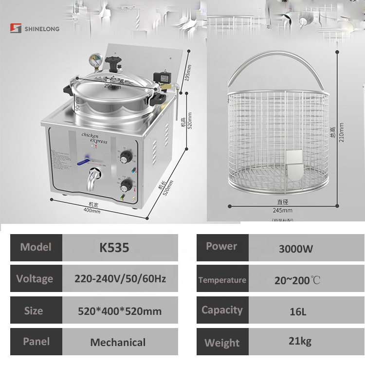 Commercial Counter Top Mini Va - Pressure Fryer Commercial Chicken 评论和价格