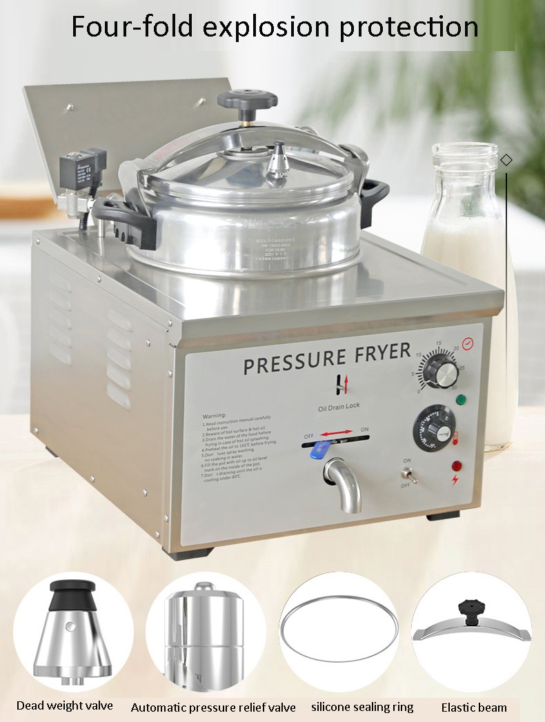 Commercial Fried Fast Food Res - Pressure Fryer Commercial Chicken 评论和价格