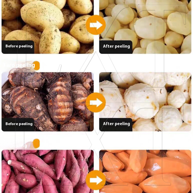 Stainless Steel Potato Cleanin - Commercial Potato Peeler Machine 评论和价格