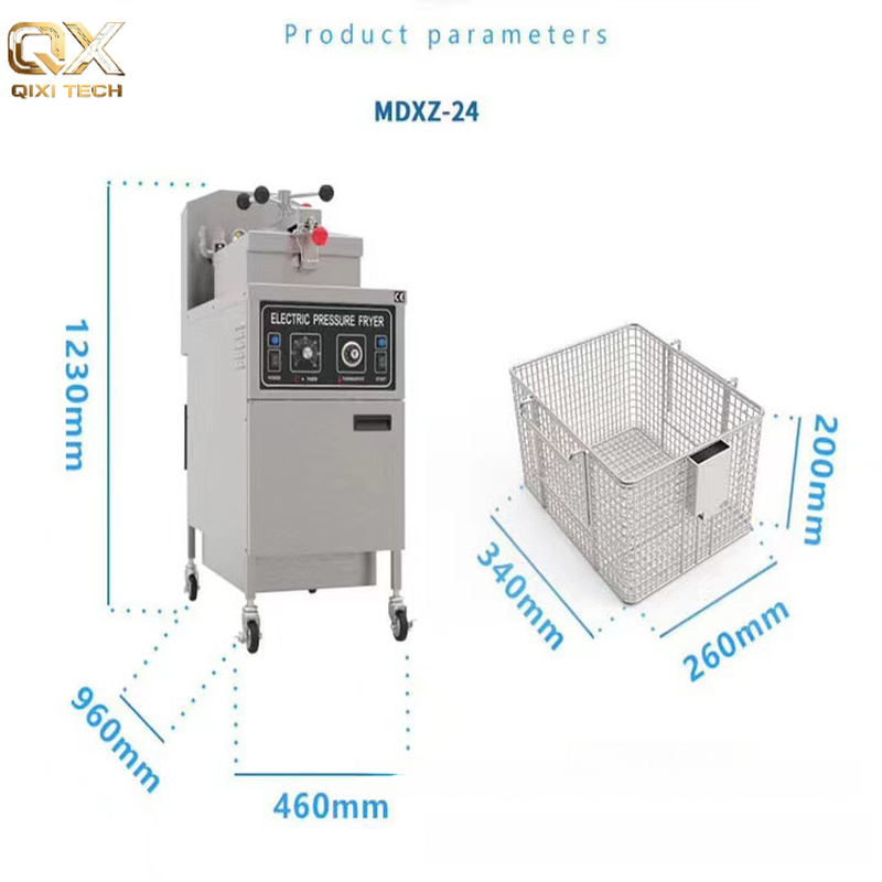 Dual‑Heat Source American‑Styl - Pressure Fryer Commercial Chicken 评论和价格
