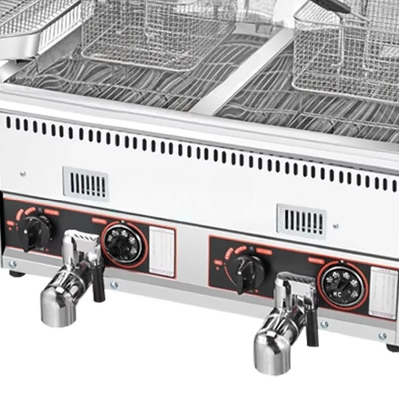 12L+12L Hot Selling Potato Chi - Commercial Gas Deep Fryer Propane 评论和价格
