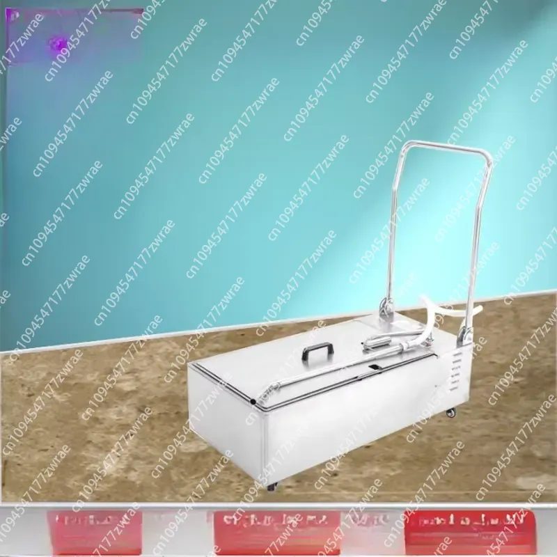110V US Mobile Oil Filter Cart - Fryer Oil Filtration Machine 评论和价格