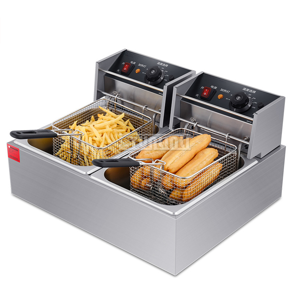 20L Double Deep Fryer Stainles - Electric Fryer Commercial 20L 评论和价格