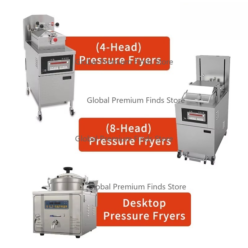 8 Head Chicken Deep Pot Pressu - Pressure Fryer Commercial Chicken 评论和价格