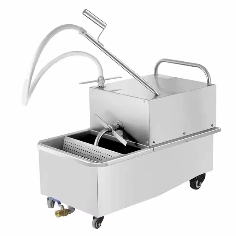 YWM Certificate Commercial 48L - Fryer Oil Filtration Machine 评论和价格