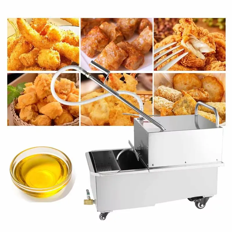 YWM Certificate Commercial 48L - Fryer Oil Filtration Machine 评论和价格