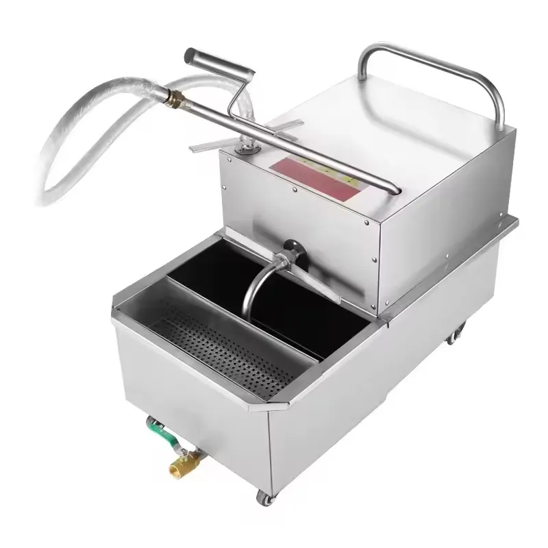 YWM Certificate Commercial 48L - Fryer Oil Filtration Machine 评论和价格