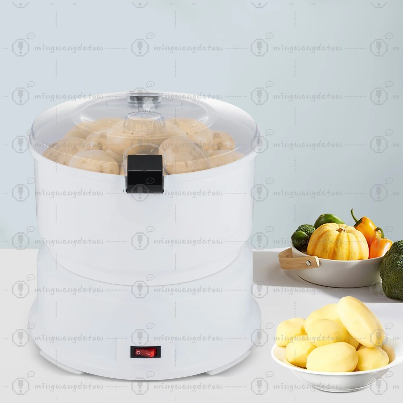 White AOT-P01 85W Electric Pot - Commercial Potato Peeler Machine 评论和价格