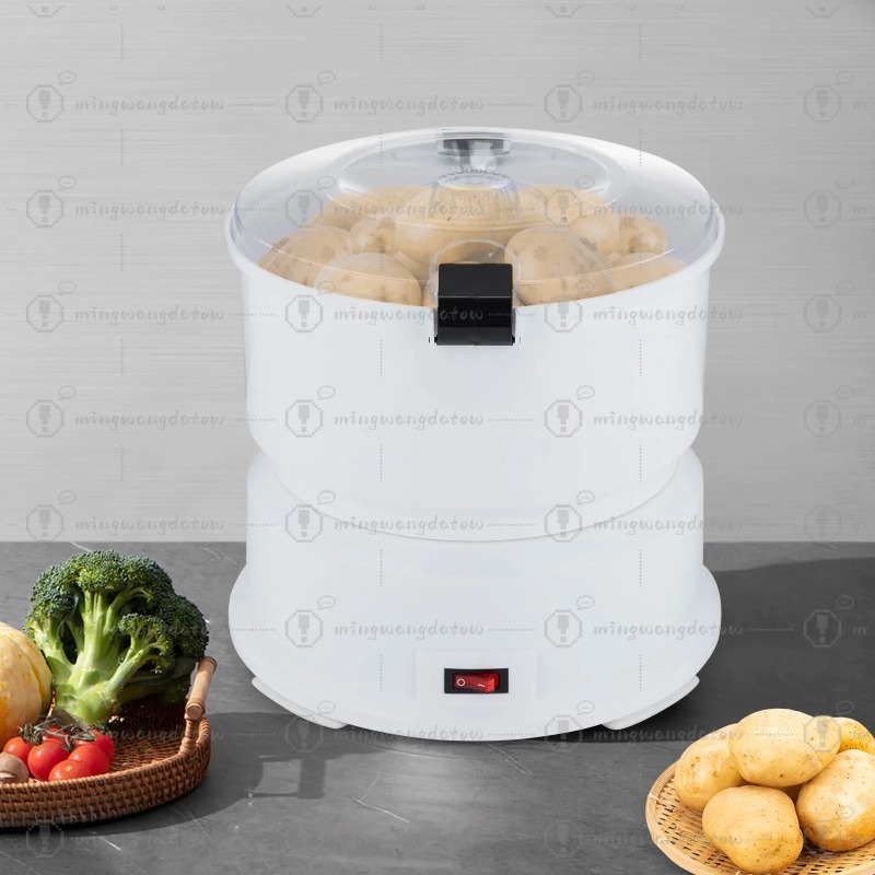 White AOT-P01 85W Electric Pot - Commercial Potato Peeler Machine 评论和价格