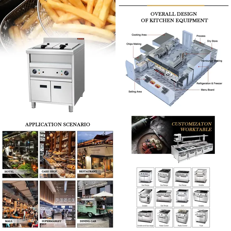 2026 Commercial Stainless Stee - Electric Fryer Commercial 20L 评论和价格